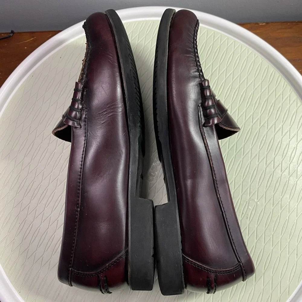 Men's Rockport Penny Loafers Sz.11W Burgundy Slip-On Shoes Comfort‎ DMX Wedding